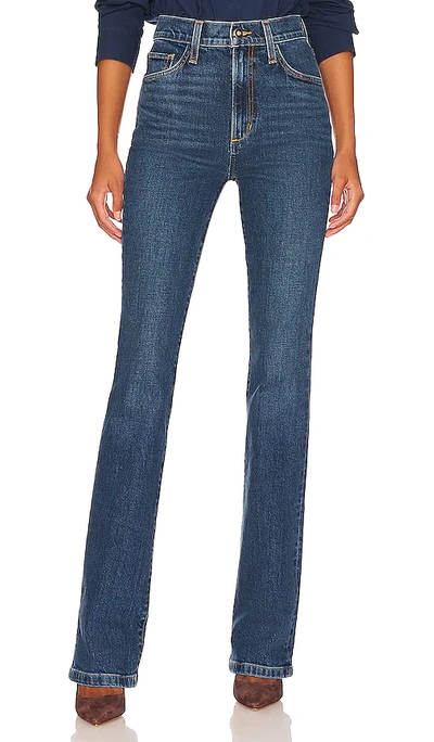 Favorite Daughter Valentina Super High Rise Boot Cut Jean In Blue