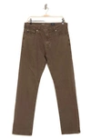 Ag Everett Sud Slim Straight Fit Pants In Sulfur Kodiak Brown