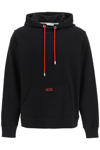 Gcds Sweatshirt With Rubber Logo In Black