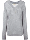 MICHAEL MICHAEL KORS PERFORATED DETAIL SWEATSHIRT,MH66N2X0WP11786296