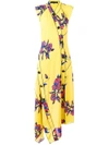 PROENZA SCHOULER asymmetric floral maxi dress,R171365BSP128S11820128