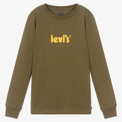 Levi's Teen Boys Green Logo Top