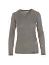 Isabel Marant Étoile Long Sleeved Striped Top In Ecru