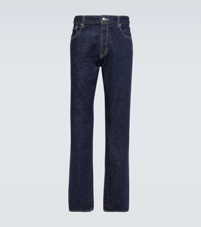 Kenzo Bara Mid-rise Slim Jeans In Navy