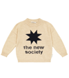 The New Society Intarsia Sweater In Sand