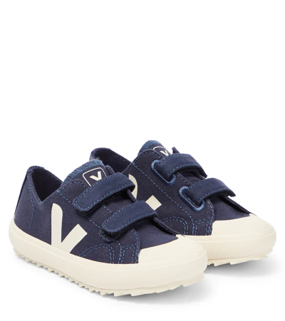 Veja Kids' Ollie Canvas Trainers In Marine Pierre