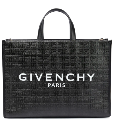 Givenchy G Medium Canvas Tote Bag In Black