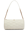 Saint Laurent Sade Ysl Medium Tube Shoulder Bag In Blanc Vintage