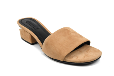 Alexander Wang Lou Suede Sandal With Rhodium In Us 16