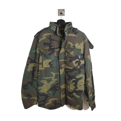 Alpha Industries Camouflage Print Who's Your Daddy Caption Jacket In Xxl