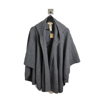 BURBERRY BURBERRY HENRY MOORE KNITTED PONCHO WOOL CASHMERE MID GREY