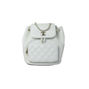 Chanel Affinity Caviar Backpack Gold White In Default Title