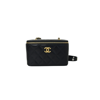 Chanel Long Vanity Case With Strap Gold  Black In Default Title