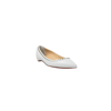 Christian Louboutin Silver Studded Flat Snow White In Us 16