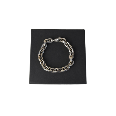 Chrome Hearts Large Paper Chain Link Bracelet Silver In Default Title