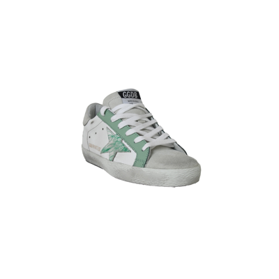 Golden Goose Super Star Classic With List White Sage Ice In 38