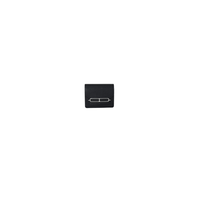 Pre-owned Hermes Roulis Slim Wallet Palladium Hardware Black In Default Title