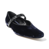 MANOLO BLAHNIK MANOLO BLAHNIK PUXONA FLAT NAVY