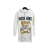 Moschino Drawing Teddy Bear Hoodie White In Xxl