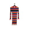 Msgm Colorful Knitted Dress In Multi