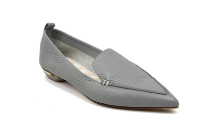 Nicholas Kirkwood Leather Loafers - White Flats, Shoes - NIC35882