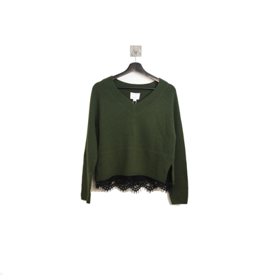 Robert Rodriguez Xo V-neck Sweater Green In Xxl