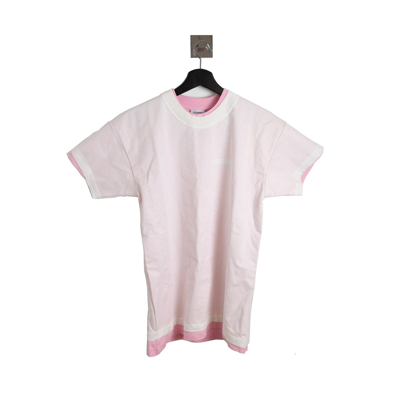 Vetements X Hanes Double Layered Tee Pink In Xxl