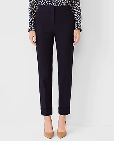 Ann Taylor The High Waist Ankle Pant - Curvy Fit In Atlantic Navy