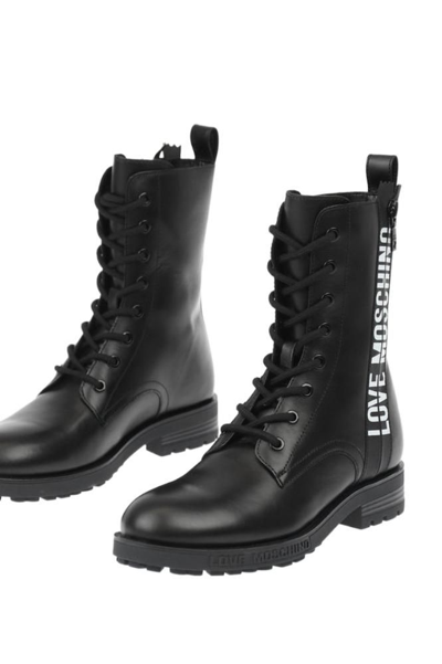 Moschino Womens Black Ankle Boots
