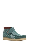 Clarks Wallabee Paisley Boot In Green