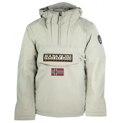 Pre-owned Napapijri Rainforest Wint Exl Grey Jacket