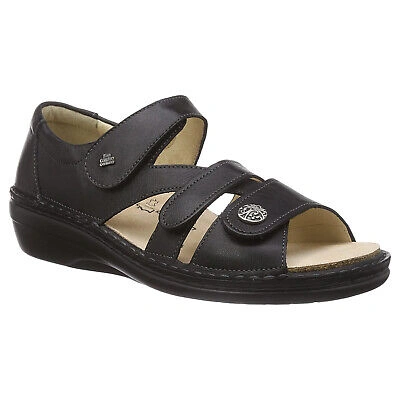 Pre-owned Finn Comfort Womens Sandals Sintra Soft Hook-and-loop Straps Outdoor Leather