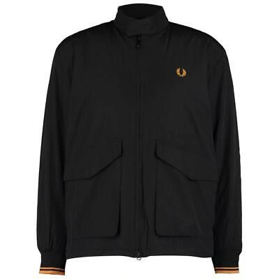 Pre-owned Fred Perry Gold Tipped Black Jacket