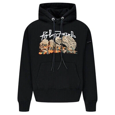 Pre-owned Palm Angels Desert Skull Black Hoodie