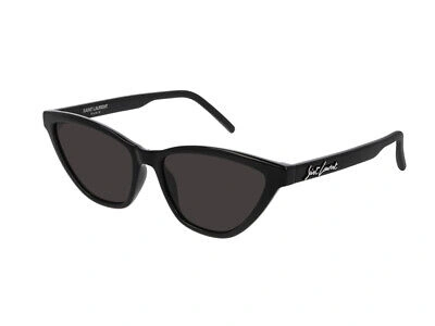 Pre-owned Saint Laurent Sunglasses Sl 333 001 Black Black Authentic