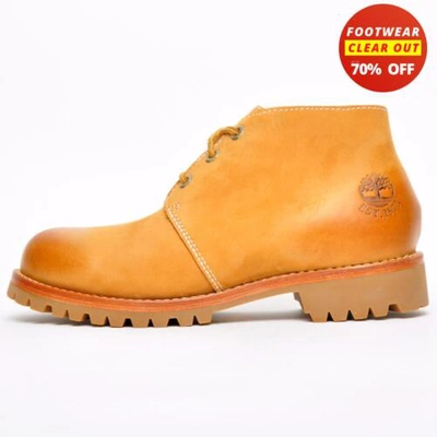 Pre-owned Timberland 1973 Authentic Heritage Chukka Mens Classic Designer Leather Boots Me
