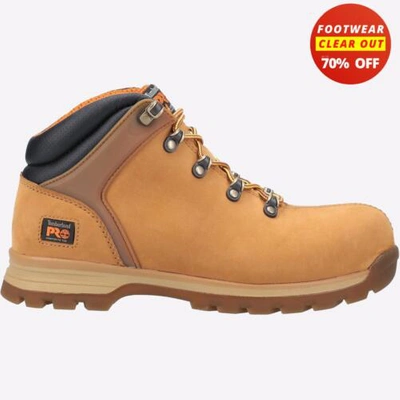 Pre-owned Timberland Pro Splitrock Xt Mens Composite Toe Safety Work Boot Wheat