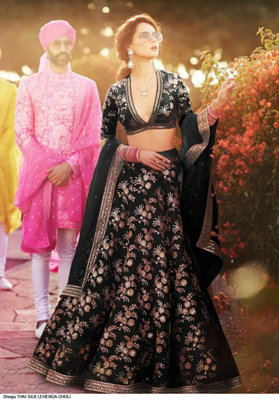 Pre-owned Handmade Pink Zari And Sequins Embroiderey Lengha Choli Lehenga Chunri Wedding Wear Set