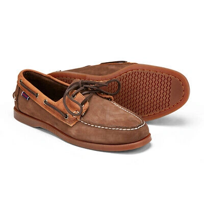 Pre-owned Sebago Mens  Portland Rookies Preppy Docksides Leather Boat Shoes