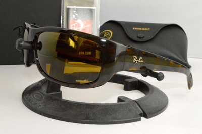 Pre-owned Ray Ban Ray-ban Sunglasses Rb4283ch-710-a3 64mm Light Havana/ Chromance Polarised