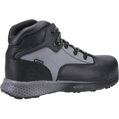 Pre-owned Timberland Pro Euro Hiker Composite Safety Boot Black/grey