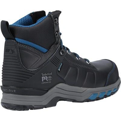 Pre-owned Timberland Pro Hypercharge Composite Safety Toe Work Boot Black/teal Uk 13 Uk 13