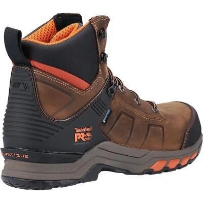 Pre-owned Timberland Pro Hypercharge Composite Safety Toe Work Boot Brown/orange Uk 13 Uk