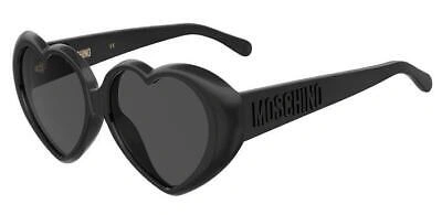 Pre-owned Moschino Sunglasses Mos128/s 807/ir Black Grey Woman