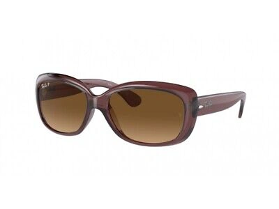Pre-owned Ray Ban Ray-ban Sunglasses Rb4101 Jackie Ohh 6593m2 Brown Brown Woman