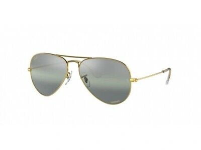 Pre-owned Ray Ban Ray-ban Sunglasses Rb3025 Aviator Large Metal 9196g4 Gold Green Man Woman