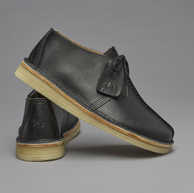 Pre-owned Clarks Originals Mens Desert Trek 6876 Black Lea Uk 8,9,9,10,11,12