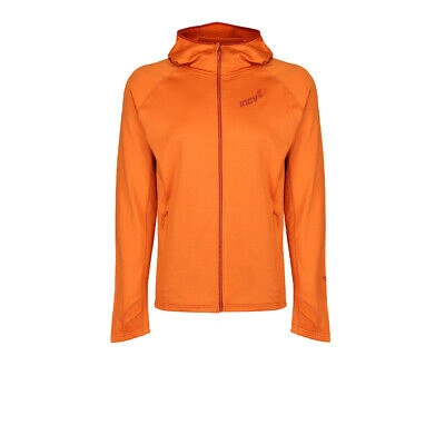 Pre-owned Inov-8 Inov8 Mens Venturelite Mid Hooded Top Orange Sports Outdoors Full Zip