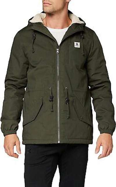 Pre-owned Element Men's Waterproof Jacket Wolfeboro Strong Outdoor Jacket, Green, Xs