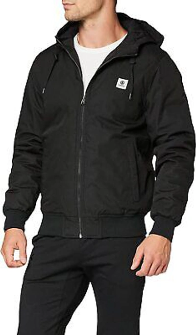 Pre-owned Element Men's Waterproof Jacket Wolfeboro Dulcey Outdoor Jacket, Black, Xs
